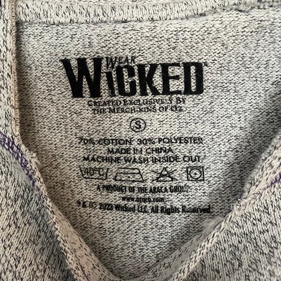 Wicked The Musical Knit Hoodie Sz S - Picture 3 of 4